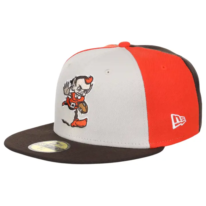 Cleveland Browns 23 NFL OF Sideline Historic 59FIFTY STONE/B