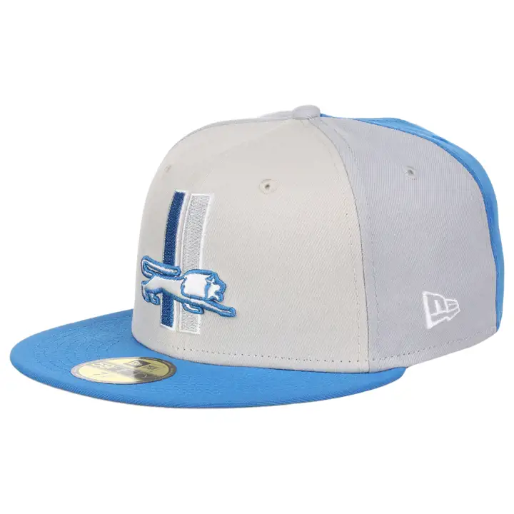 Detroit Lions 23 NFL OF Casquette Sideline Historic 59FIFTY STONE/BLEU