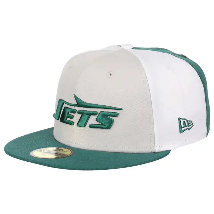 New York Jets 23 NFL OF Sideline Historic 59FIFTY STONE/BLK