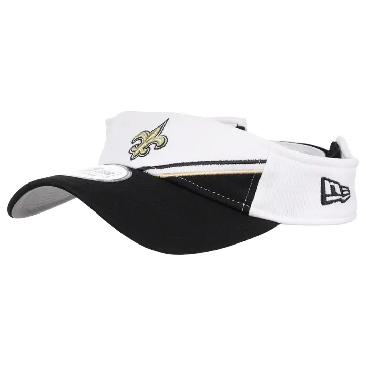 New Orleans Saints Visière de Sideline Officielle NFL 23 BLANC/NOIR