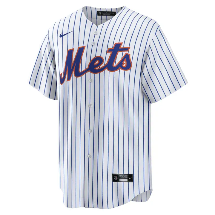METS MLB Maillot Réplique Officiel Joueur Justin Verlander blanc