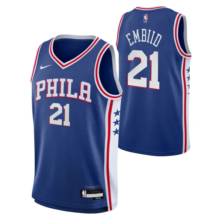 PHILADELPHIA 76ERS NBA Maillot icône jeunesse Swingman NE JOEL EM