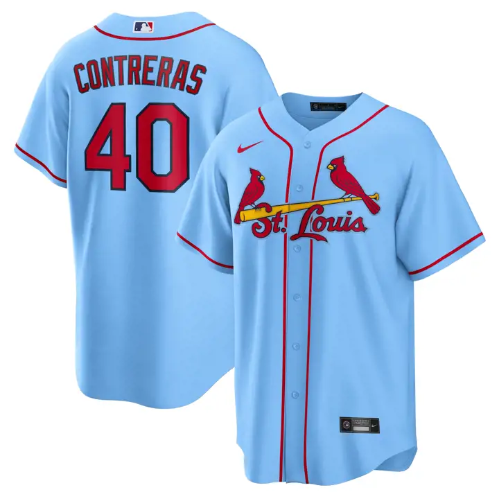 Maillot Réplique Officiel Joueur MLB Cardinals Willson Contreras