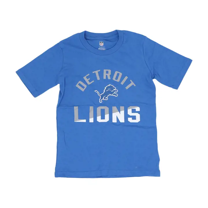 T-shirt bleu Detroit Lions NFL Youth Halftime