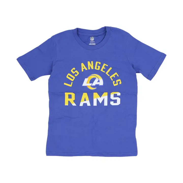 T-shirt mi-temps bleu pour jeune Los Angeles Rams NFL