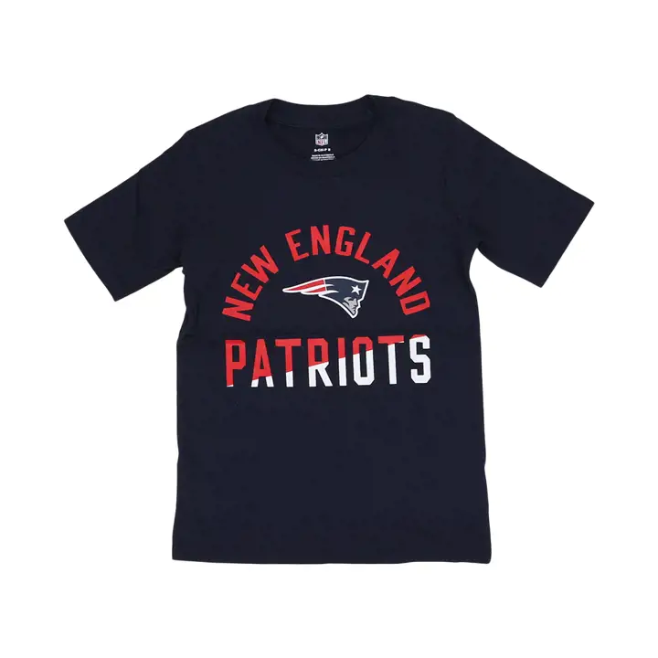 T-shirt NFL "Halftime" New England Patriots pour jeune enfant - Bleu marine