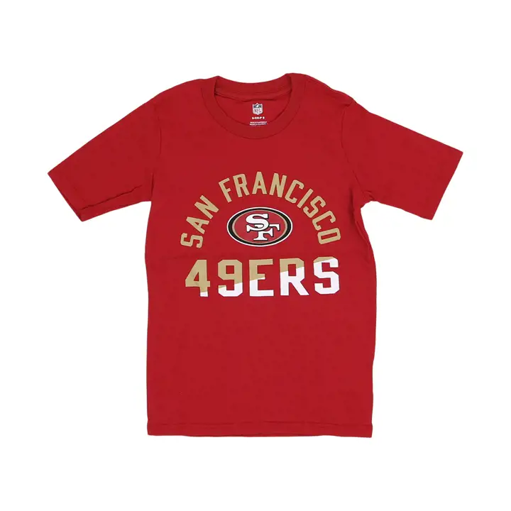 T-shirt rouge NFL pour jeunes San Francisco 49ers Halftime