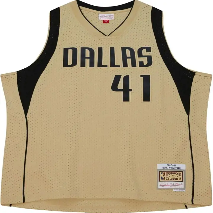 Maillot Swingman Dallas Mavericks NBA M&N Kaki Dirk Nowitzki