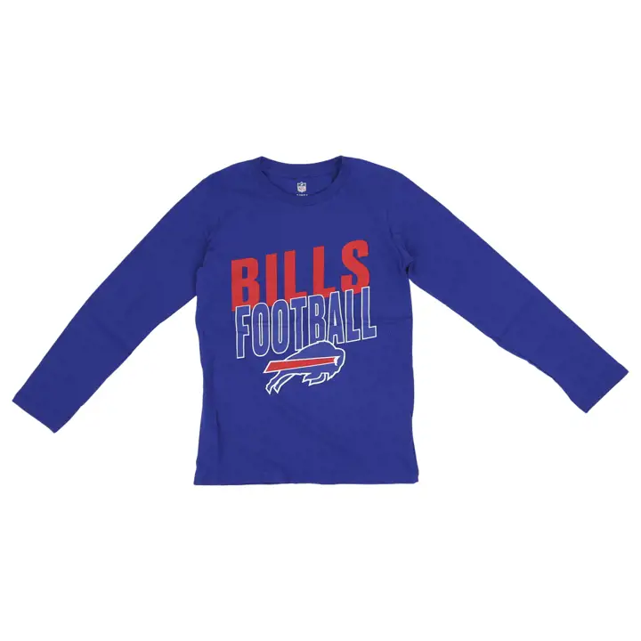 T-shirt à manches longues bleu Buffalo Bills NFL Youth Showtime