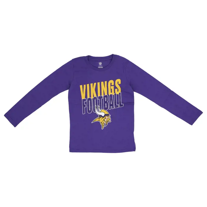 T-shirt à manches longues NFL Youth Showtime Minnesota Vikings pourpre