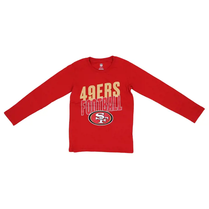 T-shirt à manches longues San Francisco 49ers NFL Showtime pour jeune