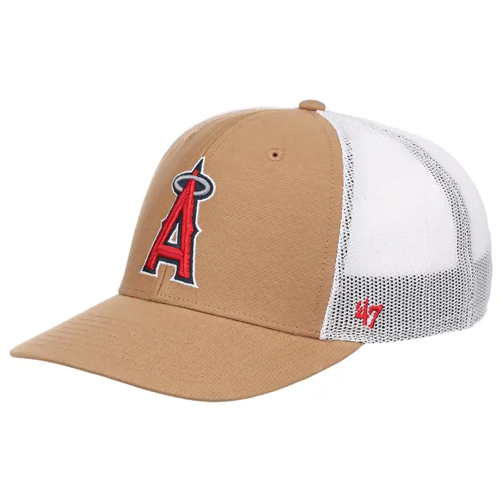 Casquette trucker '47 Logo Los Angeles Angels MLB Camel TC Camel/blanc