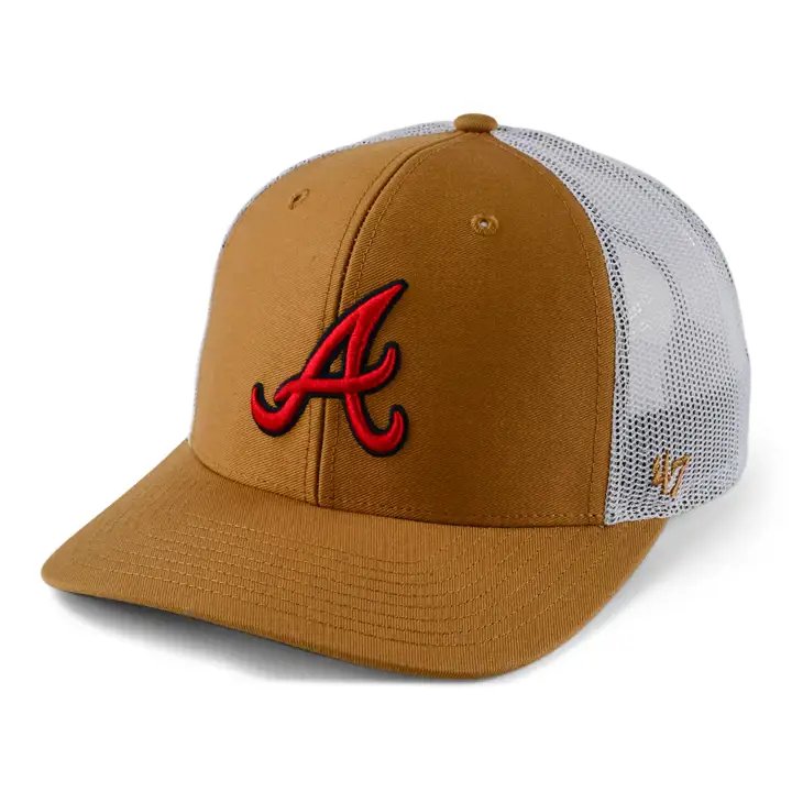 Casquette trucker MLB Atlanta Braves Camel TC Logo '47 camel/blanc