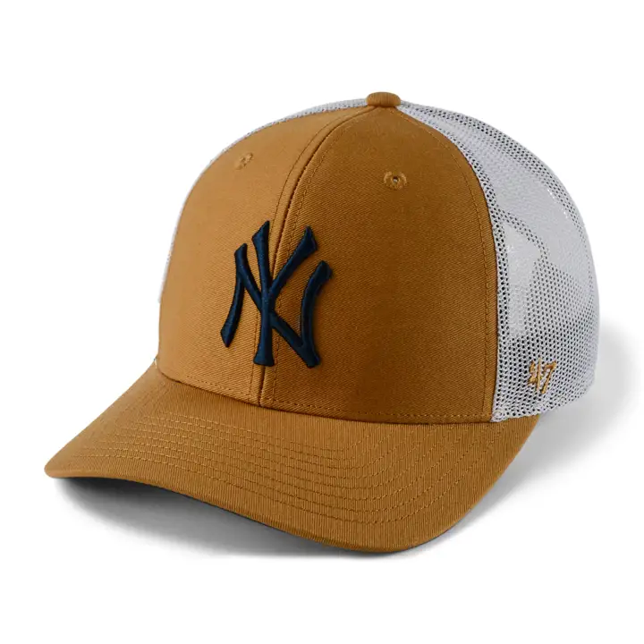 New York Yankees MLB Camel TC Logo Casquette Trucker '47 Camel/Blanc