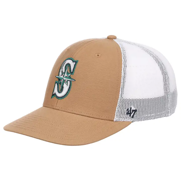 Casquette trucker '47 MLB Camel TC Logo Seattle Mariners chameau/blanc