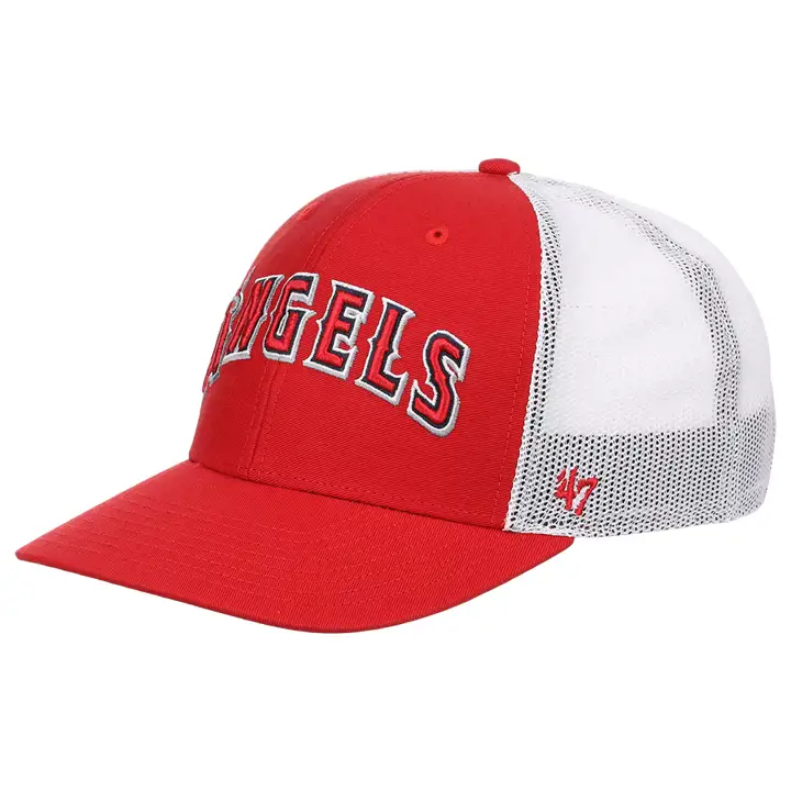 Casquette trucker Los Angeles Angels MLB Script '47 rouge