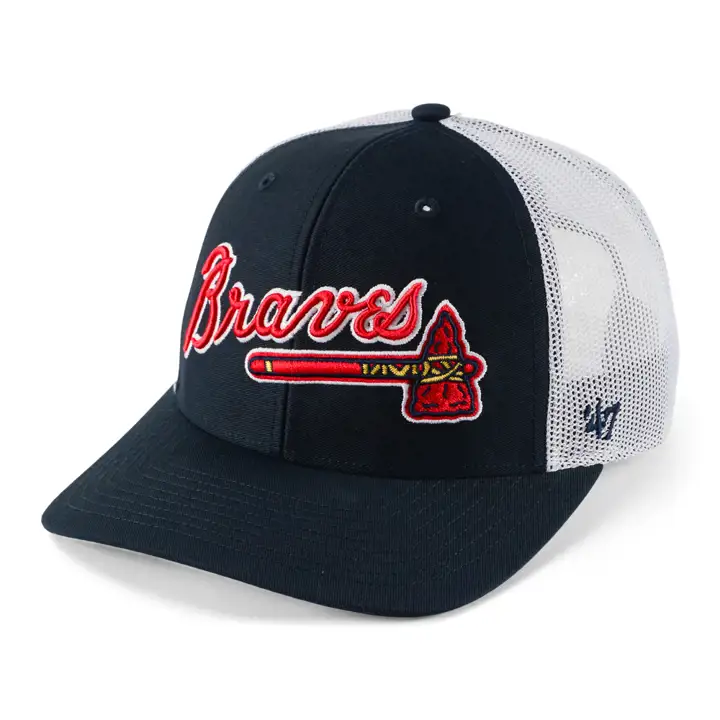 Atlanta Braves MLB Casquette '47 Trucker marine