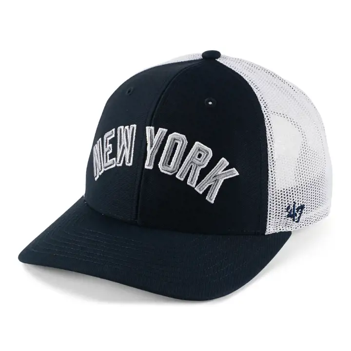 Casquette New York Yankees MLB Script '47 Trucker marine