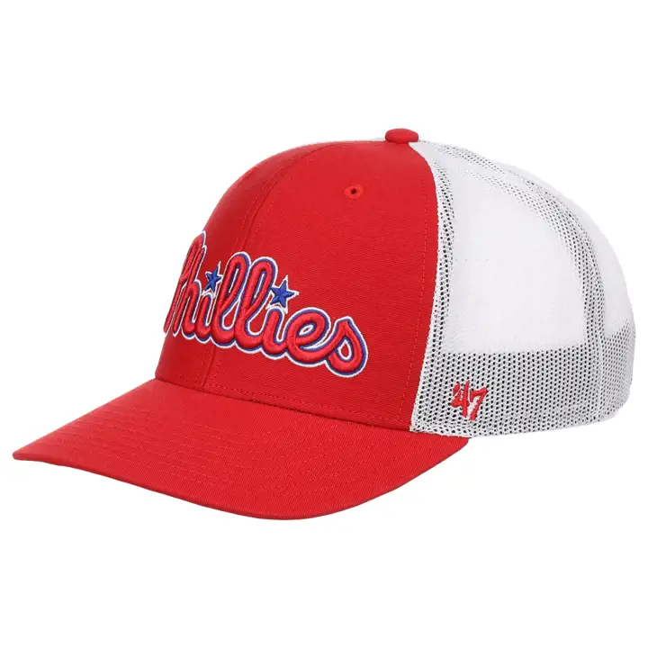 Philadelphia Phillies MLB Script '47 Trucker rouge