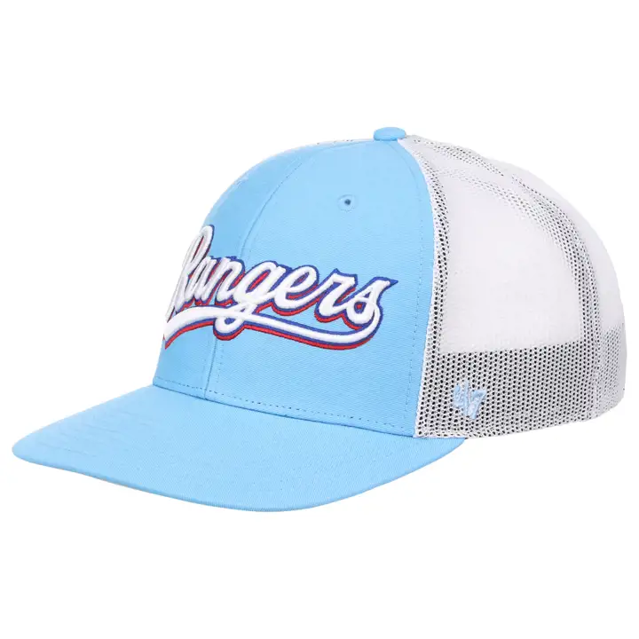 Texas Rangers MLB Script '47 Trucker Col Blu