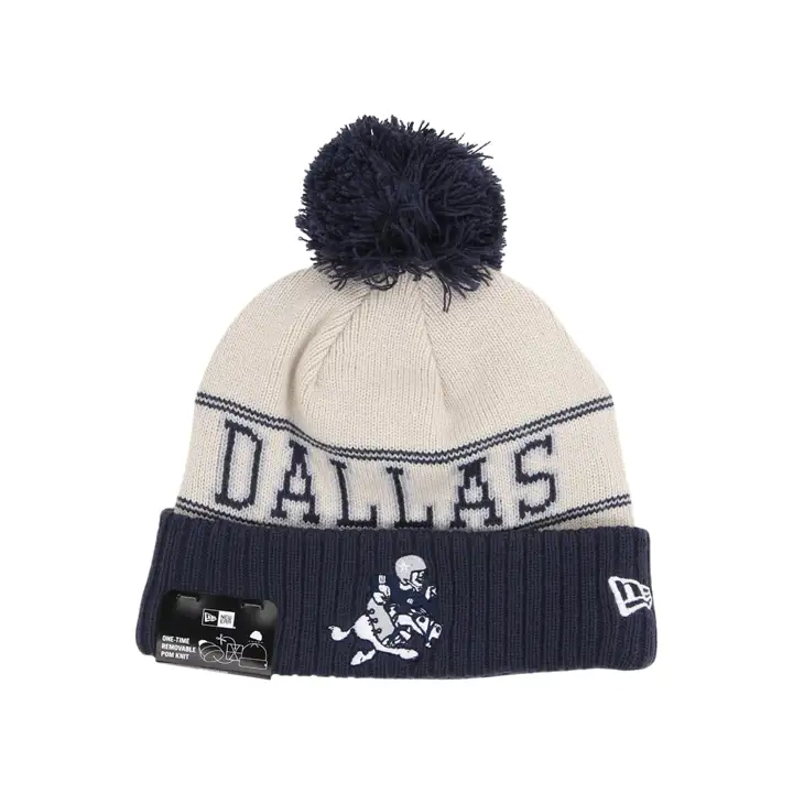 Dallas Cowboys Bonnet en maille historique NFL 23 STONE/NAVY