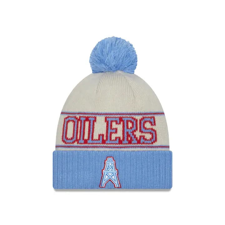 Houston Oilers 23 NFL Historic Sport Knit STONE/LBL