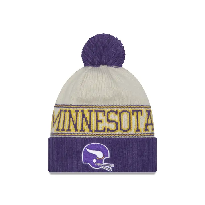 Minnesota Vikings 23 NFL Historic Sport Knit STONE/PUR
