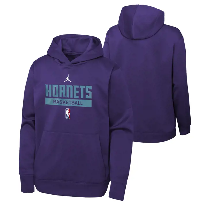 CHARLOTTE HORNETS NBA Sweat à capuche jeune Spotlight NE   violet