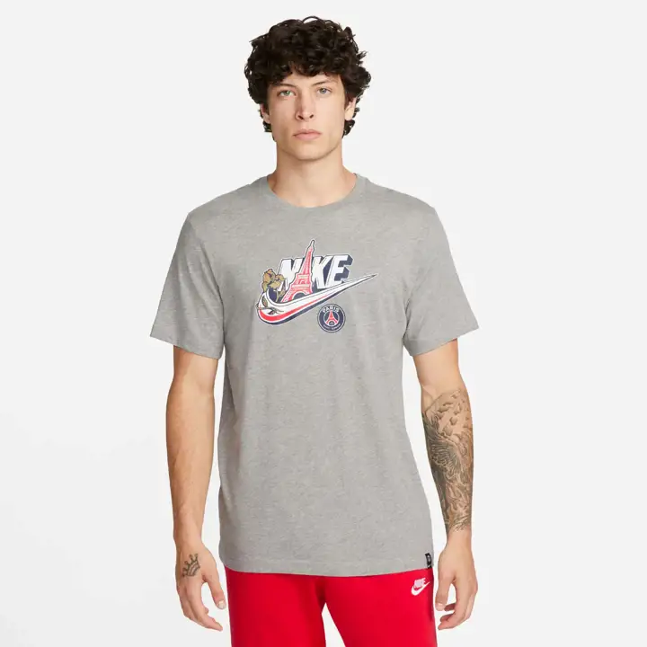 T-shirt Paris Saint-Germain Club Team SSL FUTURA gris
