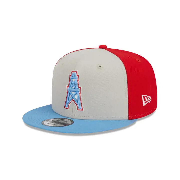 Houston Oilers NFL 23 Sideline Historic 9Fifty bleu/gris/rouge