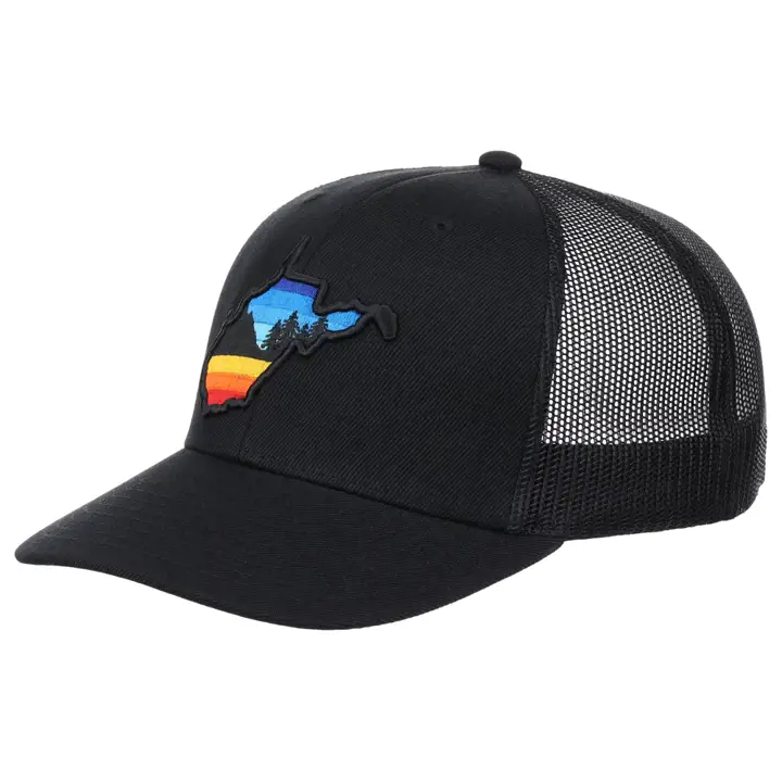 WEST VIRGINIA LC Broderie noire Vues noir