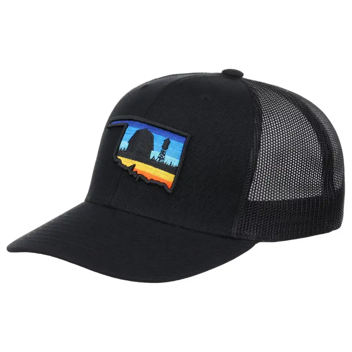 OKLAHOMA LC Broderie noire Vues  blk