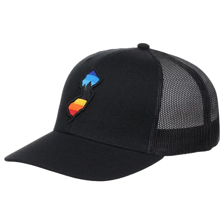 NEW JERSEY LC Black Embroidery Views  blk