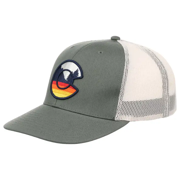 COLORADO LC Vues brodées vertes olv