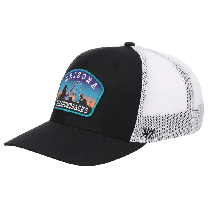 Arizona Diamondbacks MLB Écusson Régional '47 Trucker Noir