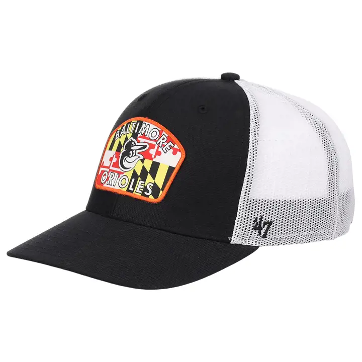 Casquette Trucker Baltimore Orioles MLB Region Patch '47 noire