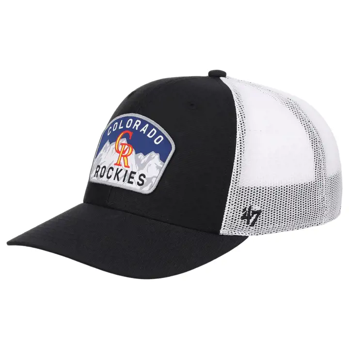 Colorado Rockies MLB Écusson régional casquette filet '47 NOIR