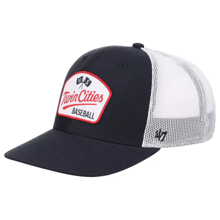 Casquette filet '47 MLB Minnesota Twins Region Patch Bleu marine