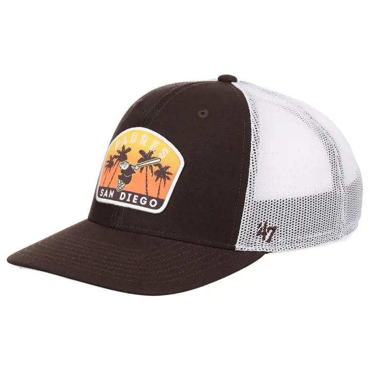 San Diego Padres MLB Écusson Régional '47 Casquette Trucker BRN
