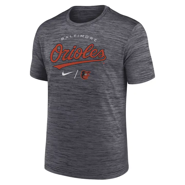 T-shirt Baltimore Orioles MLB Velocity Gametime noir