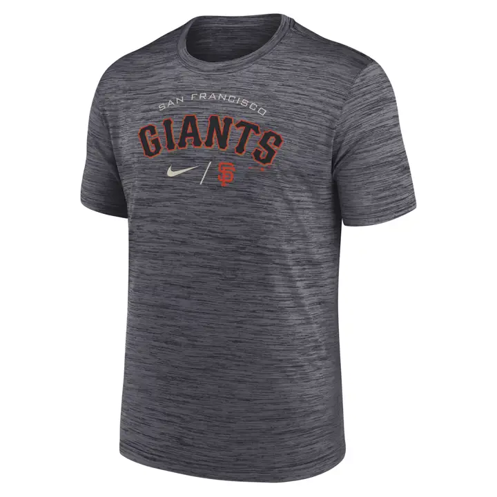 T-shirt noir MLB Velocity Gametime des Giants de San Francisco