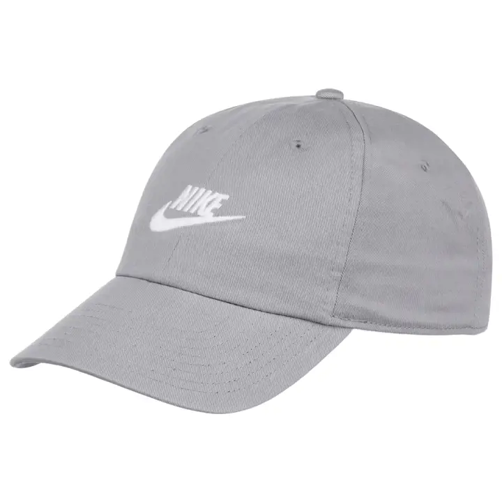 NIKE U NK CLUB CASQUETTE FUTURA LAVÉ gris/blanc
