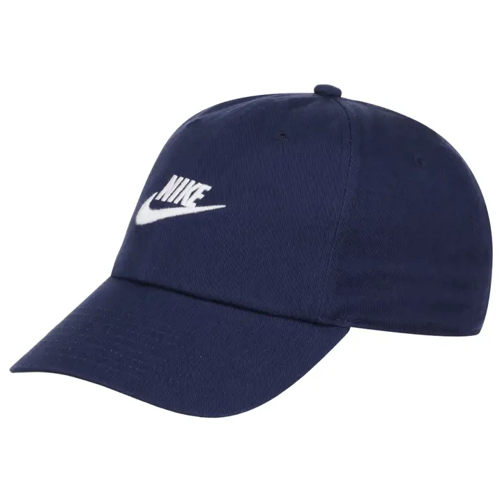 NIKE U NK CLUB CASQUETTE FUTURA DÉLAVÉE marine/blanc