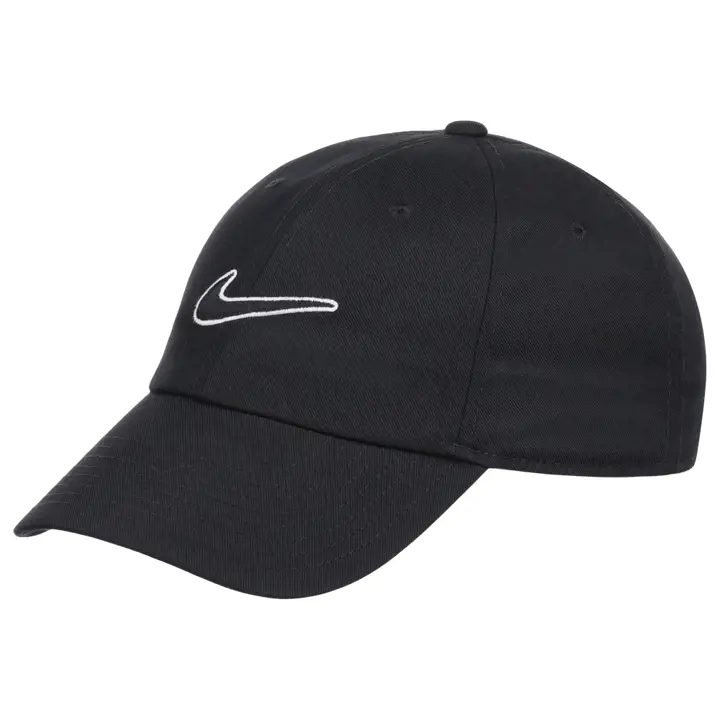 NIKE U CASQUETTE NK CLUB SWOOSH noi/noi