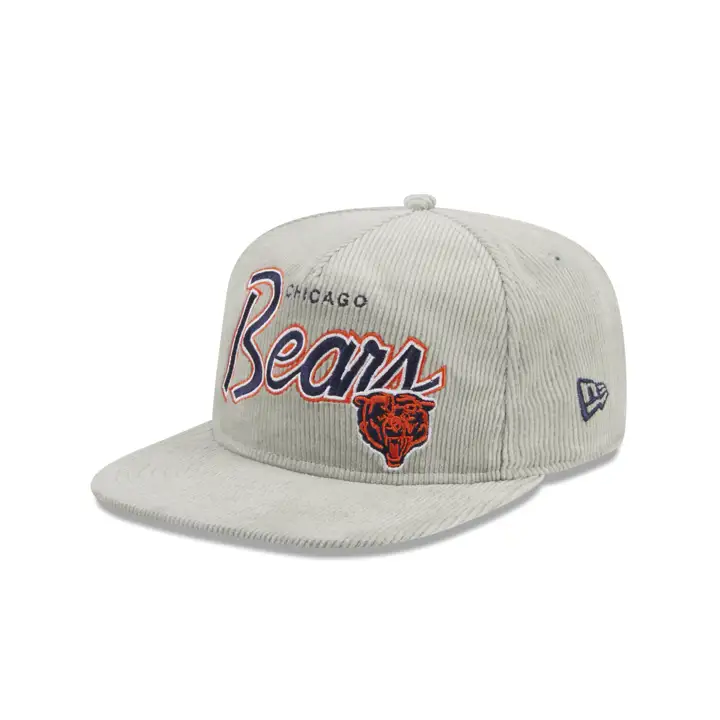 Casquette Chicago Bears NFL Cord Golfer gris
