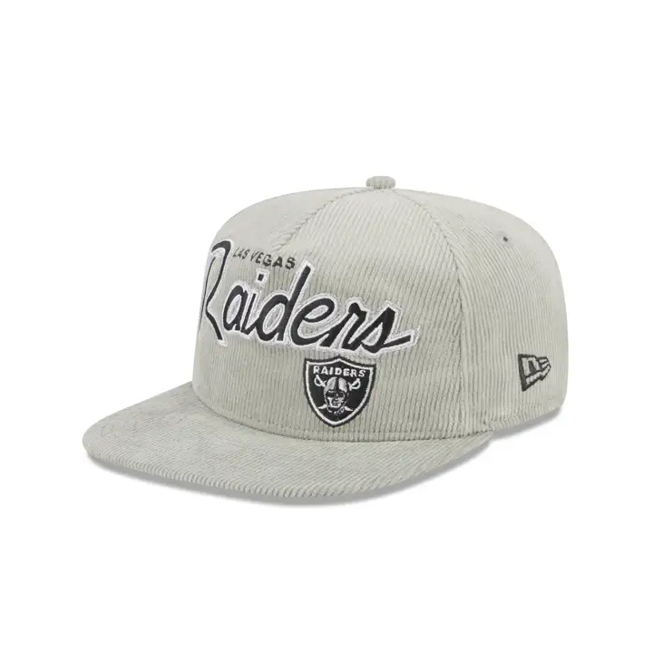 Casquette de golf en velours côtelé NFL Las Vegas Raiders