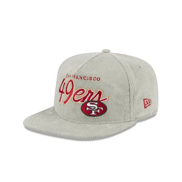 Casquette de golf en velours côtelé des 49ers de San Francisco (NFL)  gris