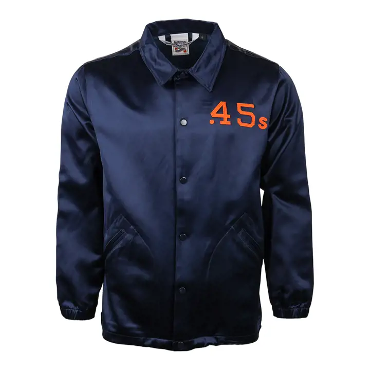 Blouson aviateur MLB Houston Colt 45s en satin, marine, 1962