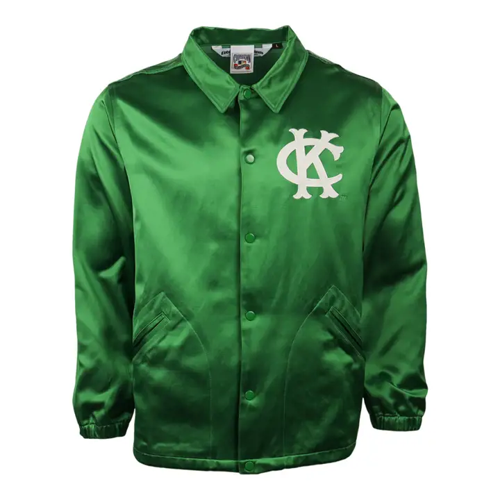 Coupe-vent satiné MLB des Athletics de Kansas City 1963 vert