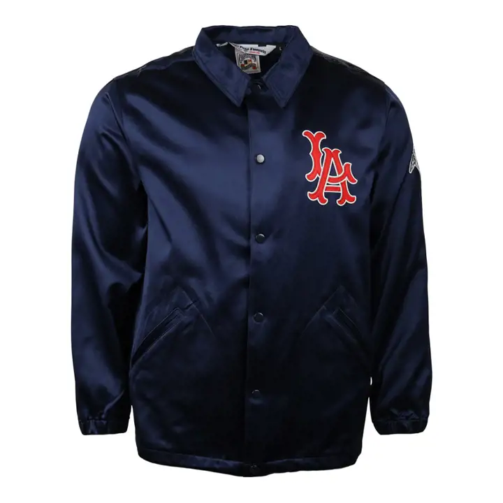Coupe-vent satiné MLB des Angels de Los Angeles 1961 MARINE